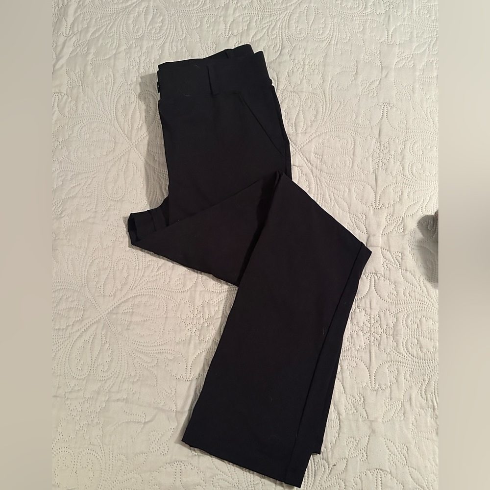 HisKywin Black Yoga Dress Pants, Size Small